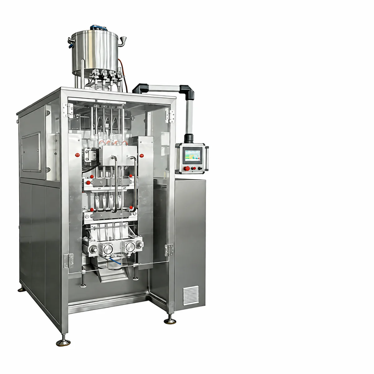 Four-lane powder stick pack machine